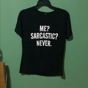 No name brand-black shirt , (M)